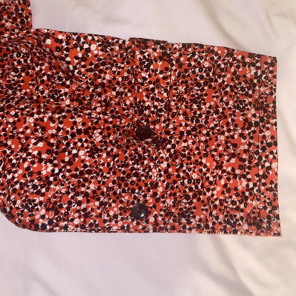 Rebecca Minkoff Jumpsuit Women Size‎ Medium Floral Red Clover Jumper Boho Street - Picture 8 of 16